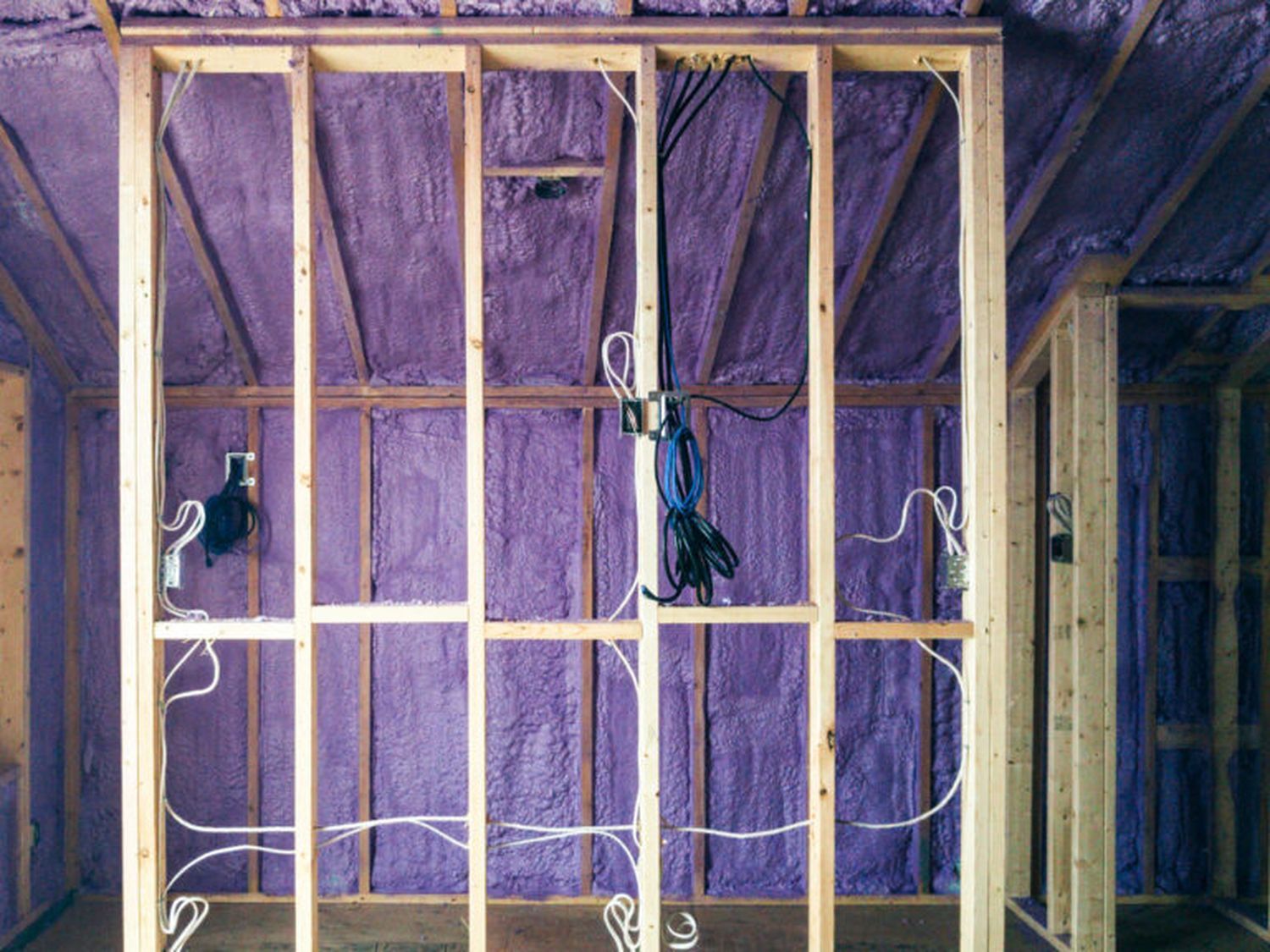 Insulation in an attic
